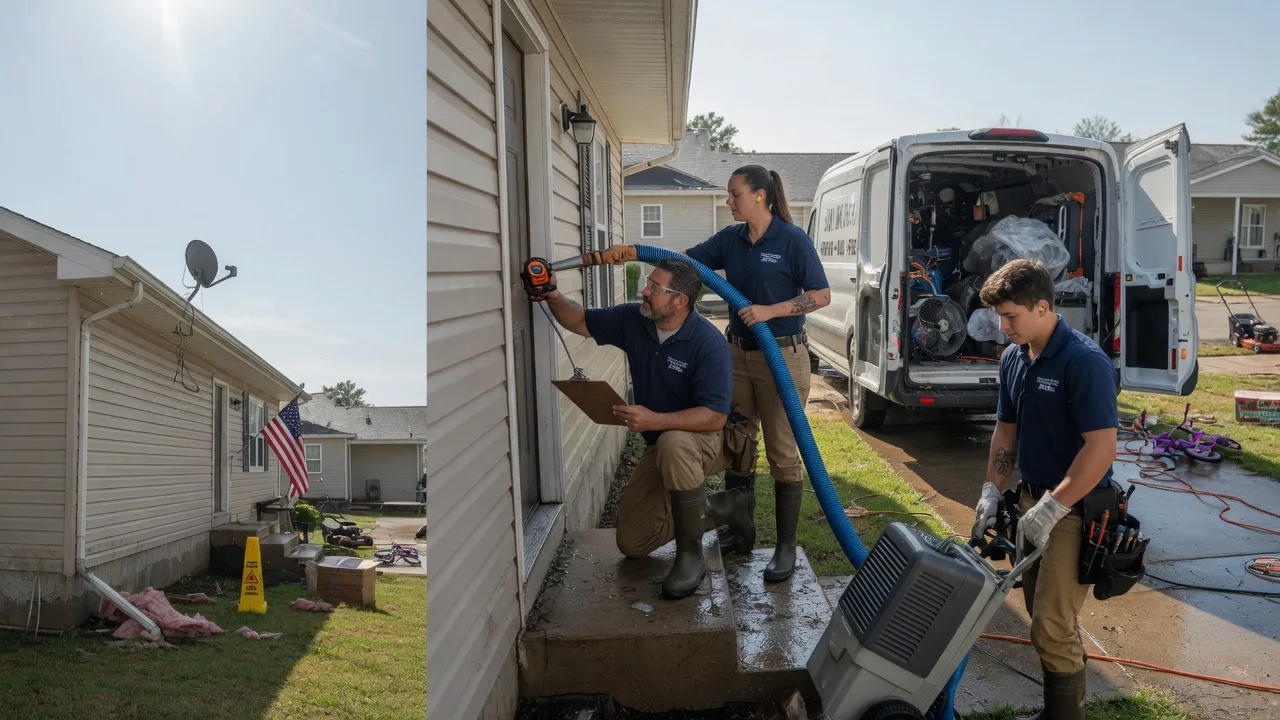 Ceiling Water Damage Restoration in Humboldt, SD near me